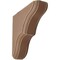 Ekena Millwork 1 3/4"W x 5 1/2"D x 5 1/2"H Stratford Wood Vintage Decor Bracket, Weathered Brown BKTWD02X06X06STBR - alternate 1